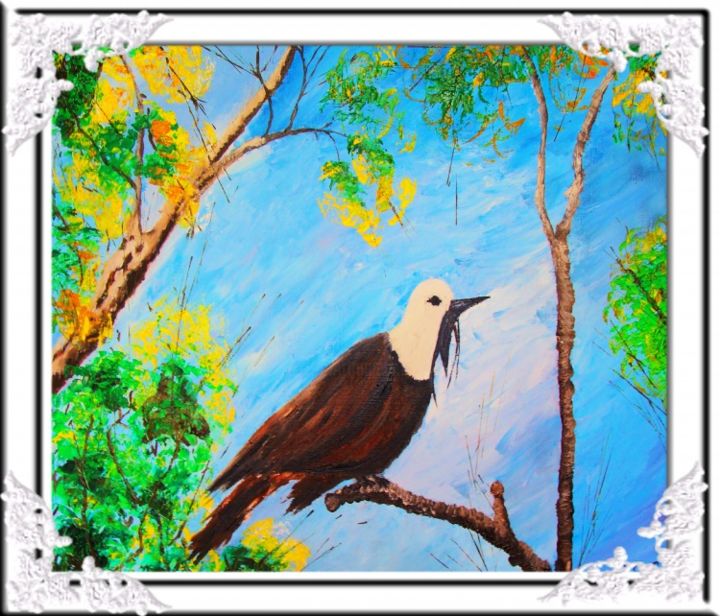 Peinture intitulée "SILENCE" par Pili Gaona, Œuvre d'art originale,