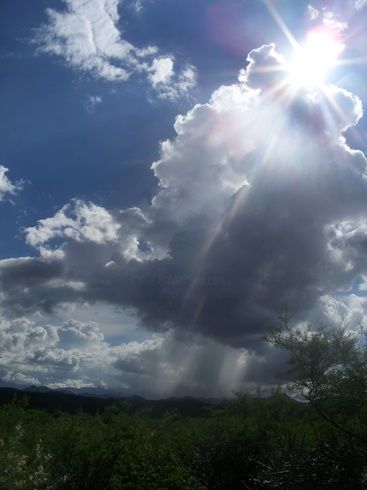 Photography titled "nubes que caen" by Pinnini, Original Artwork