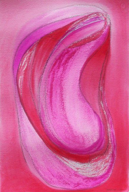 Pintura titulada "Monte de venus." por Axayacatl, Obra de arte original, Oleo