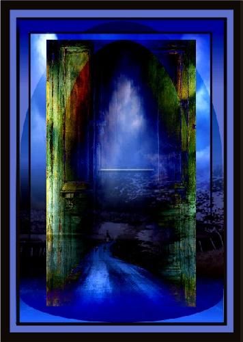 Painting titled "Puerta" by Pintura 3d Internacional Oscar Poliotto, Original Artwork