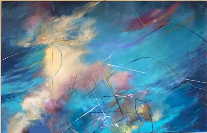 Pintura titulada "Ilusion" por Marinita, Obra de arte original, Acrílico