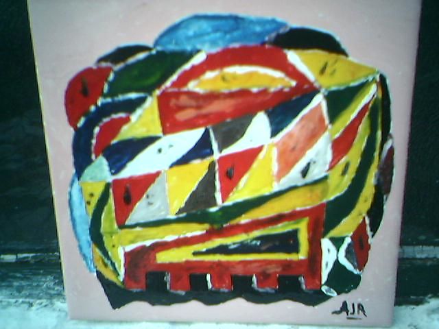 Multicolor - Pintura, 50x50 cm ©2008 por Alfredo Jesus Rocha -
