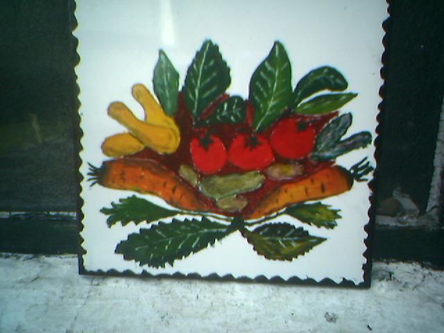 Naturaleza en abundancia - Pintura, 50x50 cm ©2008 por Alfredo Jesus Rocha -