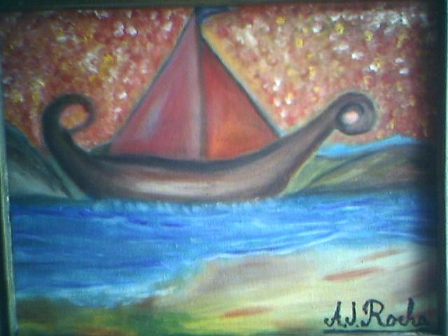 mi ilusión - Pintura, 40x30 cm ©2008 por Alfredo Jesus Rocha -
