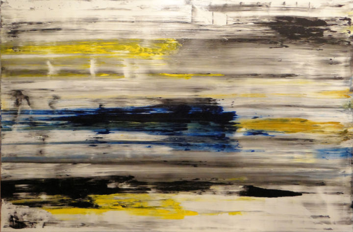 Painting titled "bez tyt." by Piotr Krajewski, Original Art, Acrylic