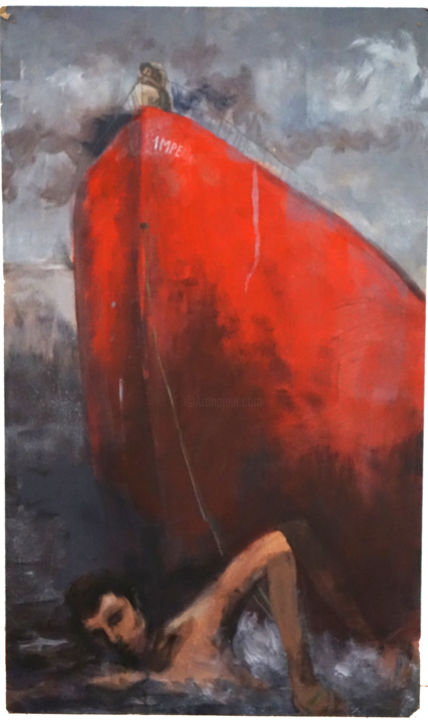 Painting titled "Imperia I" by S. Kreppel, Original Art,