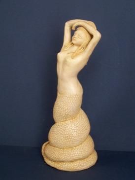 Sculpture titled "Danse de serpent" by Piquet-Legall, Original Artwork