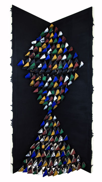 Peinture intitulée "Im-mobile" par Pitout Bnjrbv, Œuvre d'art originale,