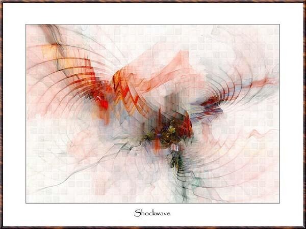 Digital Arts titled "Shockwave" by Georg Hübner, Original Artwork