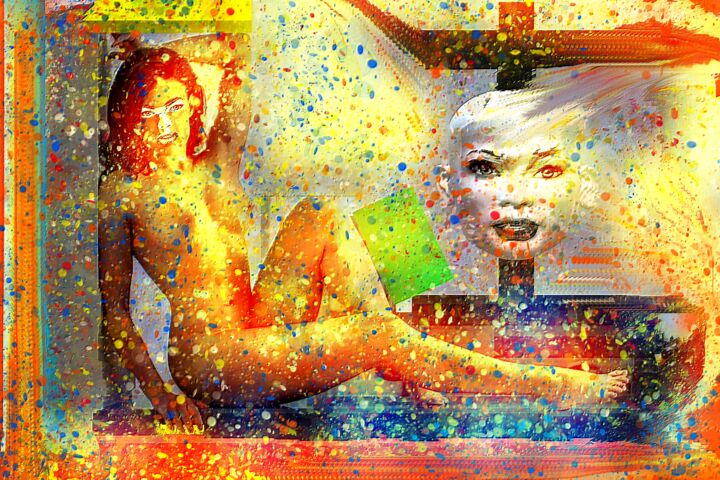 Digital Arts titled "Indefinito" by Pixelfrenck, Original Artwork, Digital Painting