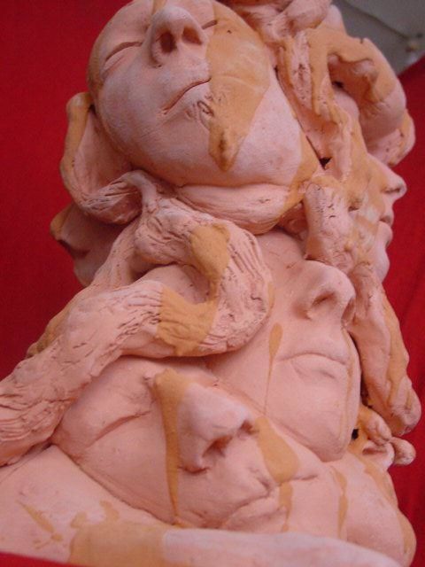 Skulptur mit dem Titel "un kairn lunaire" von Manuel Richard (Ambassade De La Planéte Kih), Original-Kunstwerk, Andere