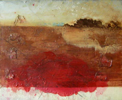 Painting titled "Chemin de croix" by René Dauby, Original Artwork