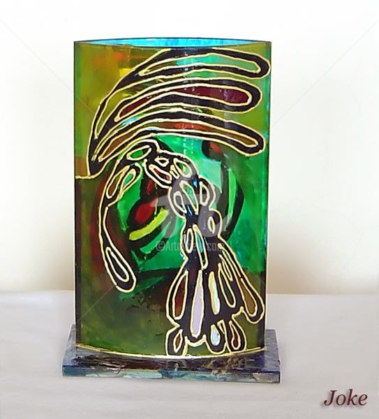 Картина под названием "soul wing" - Jovanka, Подлинное произведение искусства, Масло