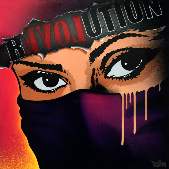 Design intitulada "rEVOLution" por Paulus, Obras de arte originais, Acessórios
