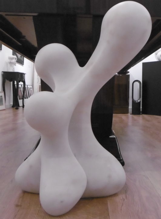 Скульптура под названием "Atração" - Pluma, Подлинное произведение искусства, Другой