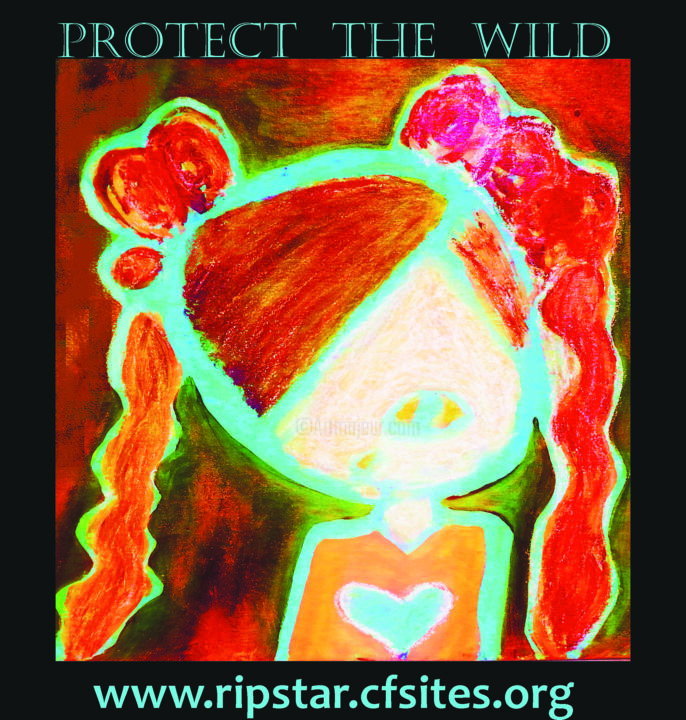 Painting titled "eva-protect-wild-ve…" by Rob Jackson, Original Artwork