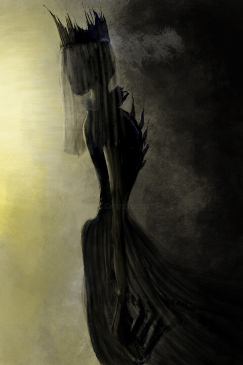 Digital Arts titled "Dark soul" by Plume, Original Artwork, Digital Painting