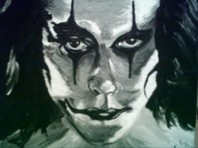 The Crow (Brandon Lee), Painting by Plunder | Artmajeur