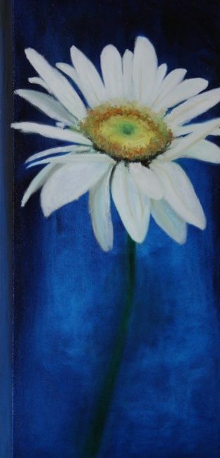 Painting titled "DAISY" by Patrick Miller, Original Artwork