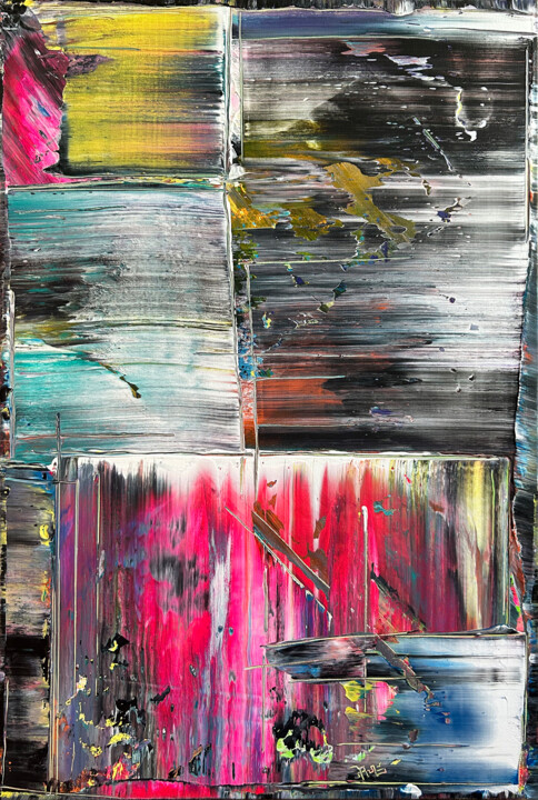"Scream" başlıklı Tablo Preston M. Smith (PMS) tarafından, Orijinal sanat, Akrilik