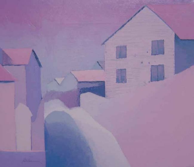 Painting titled "Webber Hill in Spri…" by Creative Artist, Original Art, Oil