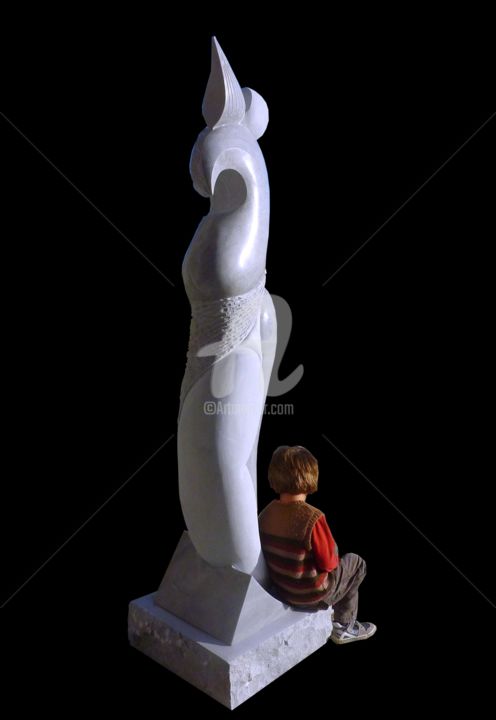 Sculpture titled "Chevaleresque" by Didier Poisson, Original Artwork