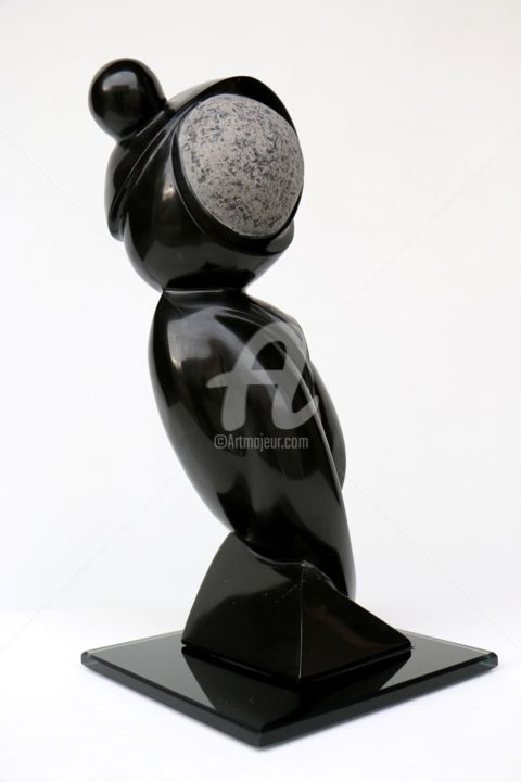 Skulptur mit dem Titel "Compétition" von Didier Poisson, Original-Kunstwerk
