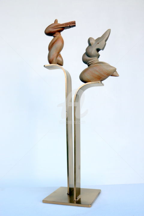 Sculpture titled "Alto 2" by Didier Poisson, Original Artwork