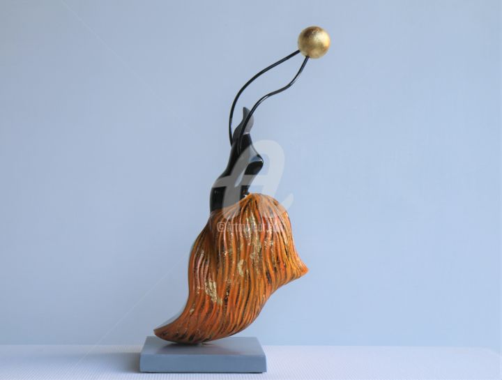Sculpture intitulée "Andalouse" par Didier Poisson, Œuvre d'art originale, Pierre