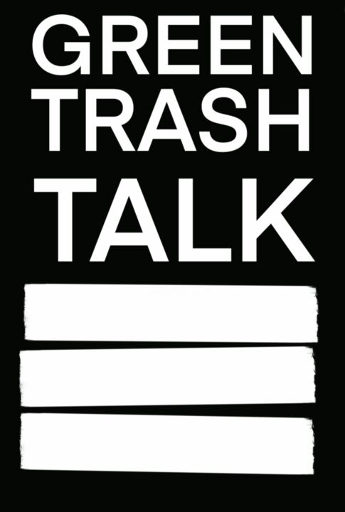 Malerei mit dem Titel "Green trash talk" von Pol Attard, Original-Kunstwerk, Digitale Malerei