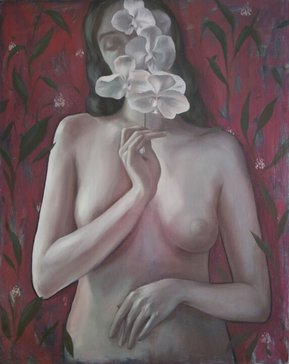 Peinture intitulée "Placidity" par Polina Kharlamova, Œuvre d'art originale, Huile