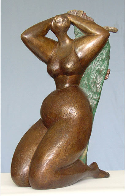 Sculpture titled "DOLCE VITA" by Valter Polleggioni, Original Art, Metals
