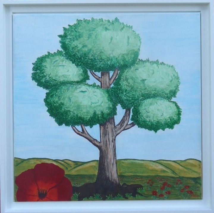 Painting titled "NATURE" by Polo'S Paintings, Original Artwork, Acrylic