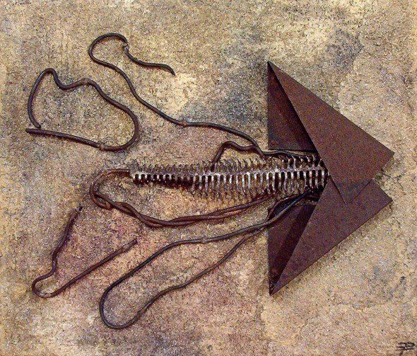 Картина под названием "Leviatan" - Isabel Pons Tello, Подлинное произведение искусства