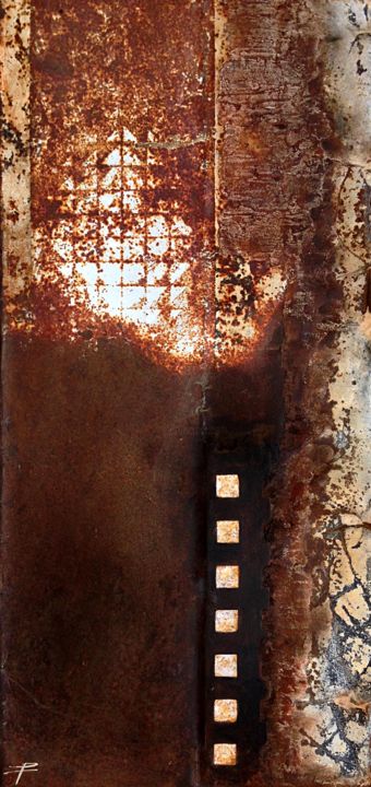 Картина под названием "Finestra a l'infinit" - Isabel Pons Tello, Подлинное произведение искусства