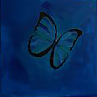 Peinture intitulée "Papillon de nuit" par Poongraphy, Œuvre d'art originale, Acrylique Monté sur Châssis en bois