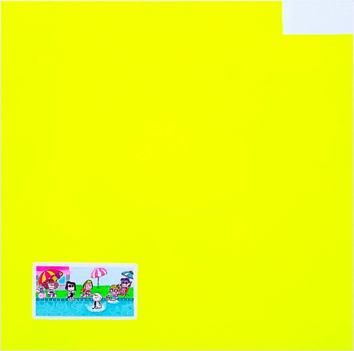 Peinture intitulée "A Charlie Brown Spl…" par Pop Art By Super Pop Boy, Œuvre d'art originale, Acrylique