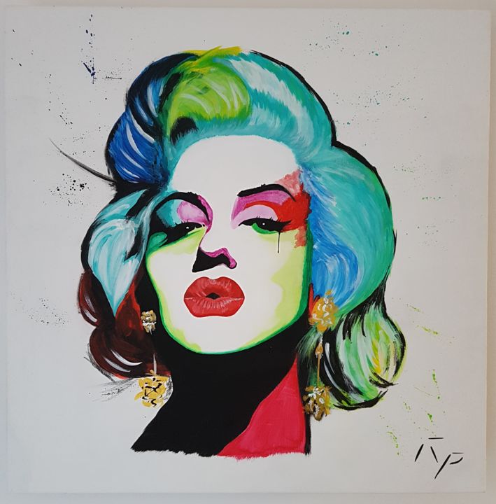 Grosshandel 1 Stucke Grosse Grosse Abstrakte Malerei Moderne Marilyn
