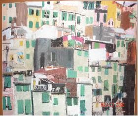Painting titled "apartments" by Angeles, Original Artwork