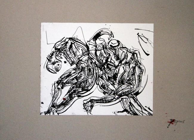 Dessin intitulée "out-form 3" par Stanil Popov, Œuvre d'art originale,