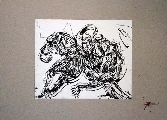 Dessin intitulée "out-form 3" par Stanil Popov, Œuvre d'art originale