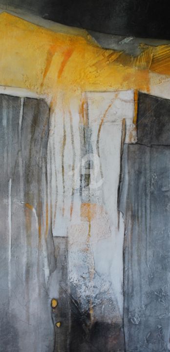 Pintura titulada "LUMIERES" por Nadine Pothier, Obra de arte original, Acrílico Montado en Bastidor de camilla de madera