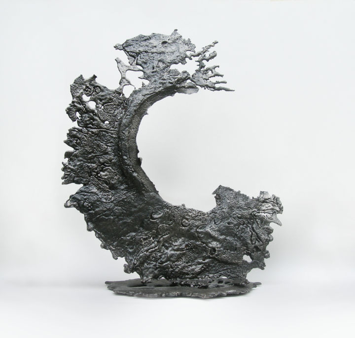 Sculpture intitulée "Shore-break.jpg" par Jerome Poumes, Œuvre d'art originale, Métaux