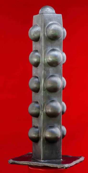 Sculpture titled "Sphères" by Didier Pouzol, Original Artwork, Metals