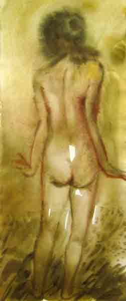 Malarstwo zatytułowany „Nude” autorstwa Aleksey Poyaganov, Oryginalna praca