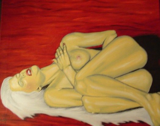 Peinture intitulée "Long sommeil" par Paul Padin, Œuvre d'art originale