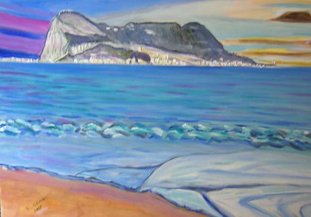 Painting titled "Bahia" by Ppvillegas, Original Artwork, Oil