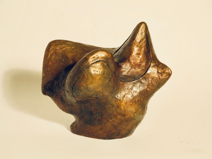 Sculptuur getiteld "Untitled" door Pierre Racine, Origineel Kunstwerk, Bronzen