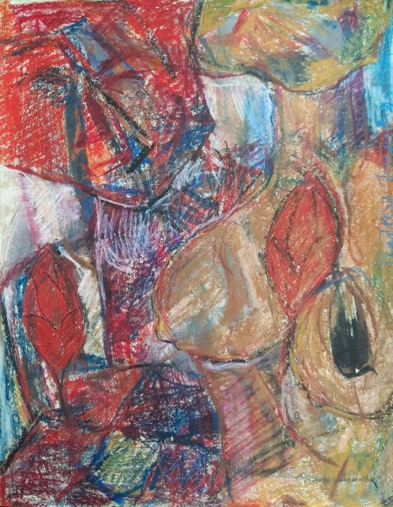 Painting titled "Fantasy of Love I" by Pradeep Jayatunga, Original Art, Acrylic