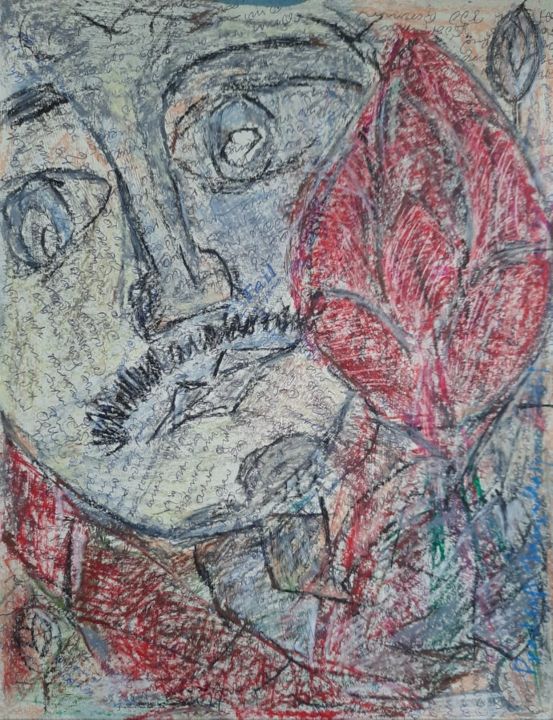 Painting titled "Hope III" by Pradeep Jayatunga, Original Art, Pastel